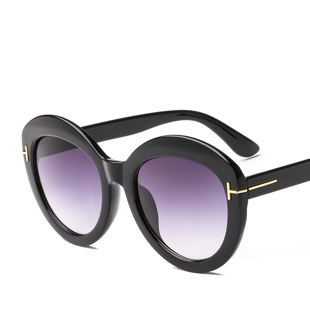 

fashion New Free shipping T-shaped Sunglasses men's and women's trend round frame sunglasses versatile large frame sunglasses