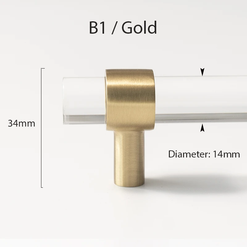 Ручки для шкафов TINYHOB, акриловые, белые