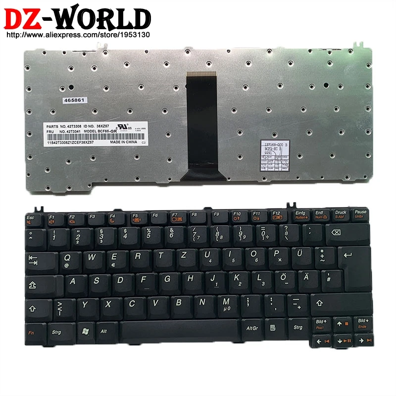 Новая немецкая клавиатура для ноутбука Lenovo 3000 C100 C200 F31 F41 G420 G430 G450 G530 A4R N100 N200 Y430 C460