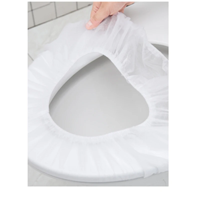 

10/30/60pcs Disposable toilet seat cushion travel household toilet pad maternal cushion paper portable waterproof and dirt proof