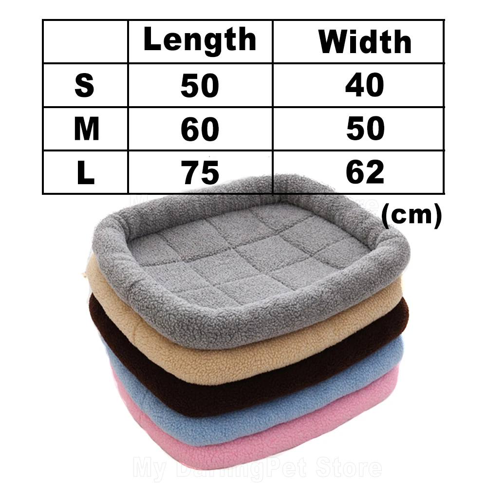 

Dog Bed Mat for Large Medium Small Dogs Cat Mat Fleece Dog Cage Bed Mat Dog Blanket Pet Beds for Dog Mat Cat Mats Pet Supplies