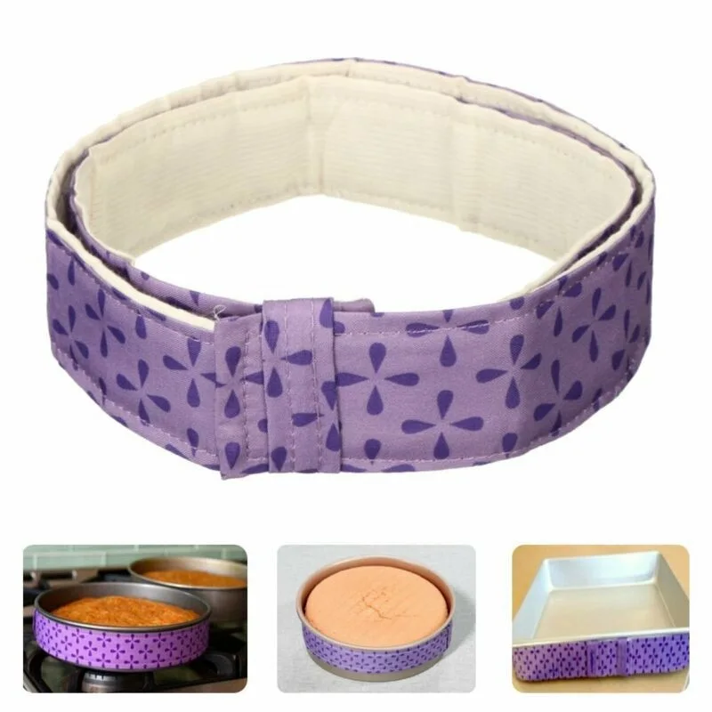 

Cake Baking Tray Protector Tool Bake-Even Strips Belt Even Bake Moist Level Bake