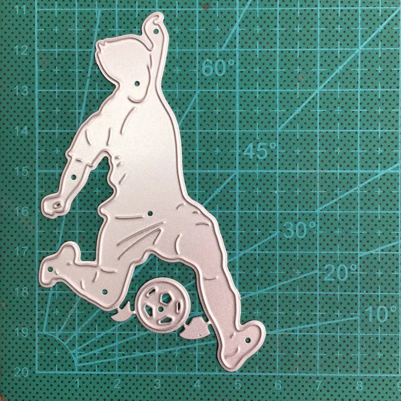 Металлические штампы для мужчин играющих в футбол рукоделия скрапбукинга