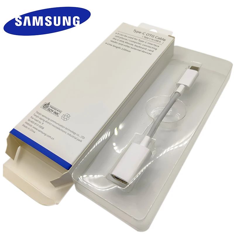 Samsung USB Type C OTG кабель 12 см Тип к разъем адаптер для Galaxy S10 S8 S9 Plus A70 A50 A30 Note 8 9 10 7 + |