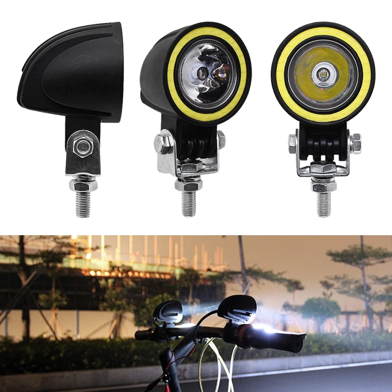 EURS 12V Мини светодиодный светильник для головы мотоцикла 10W 1800LM рабочий Точечный