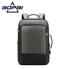 Мужской рюкзак с защитой от кражи BOPAI, Черный Многофункциональный водонепроницаемый деловой дорожный рюкзак с отделением для ноутбука 15,6 дюйма и USB-зарядкой, 2019