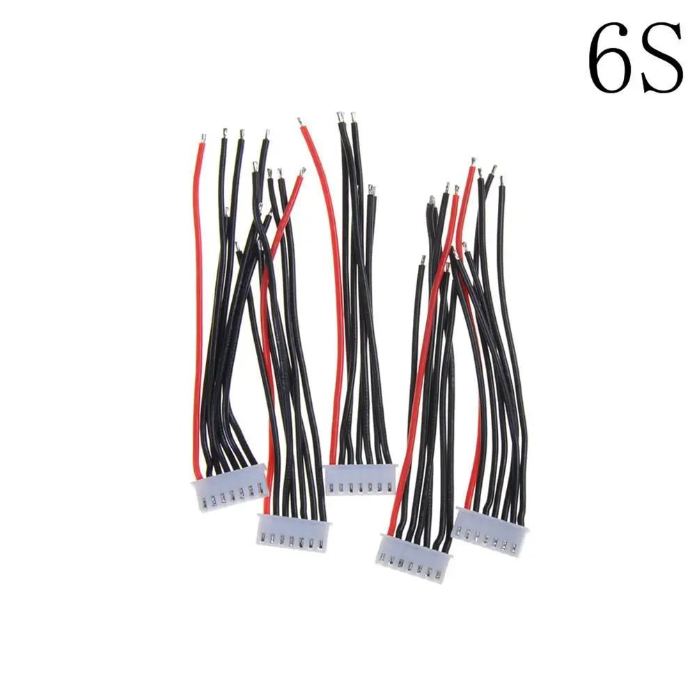 6S 5 шт. JST XH 2s 3s 4S 5s 6s батарея баланс зарядное устройство Plug Line/провод/соединительный кабель - Цвет: 6S