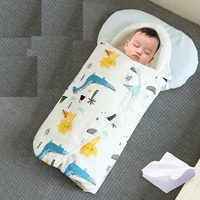 cotton baby sleeping blanket adjustable sleeping bag cartoon winter envelope blankets comfortable newborn stroller swaddle wrap