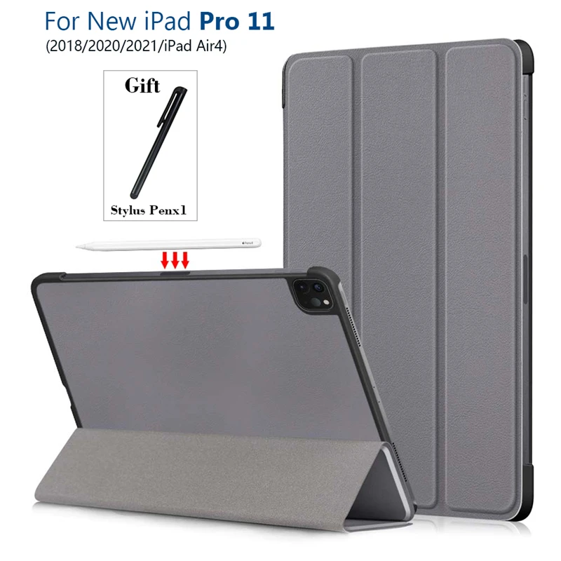 

For for iPad Pro 11 20212020 2018 Case PU Leather Magnetic Case Funda Smart Cover Coque Capa for iPad Air 4 10.9 case 2020
