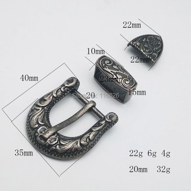 Сделай Сам кожевенное ремесло для женщин 20 мм винтажный тисненый ремень с пряжкой 3 шт./компл