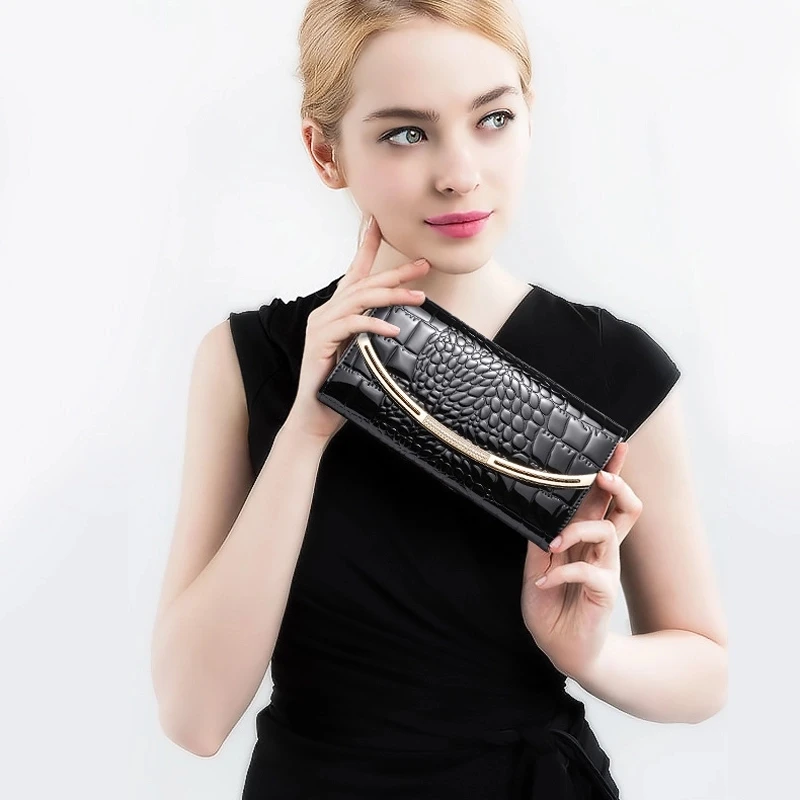 Модный кошелек из натуральной кожи для женщин 2019 роскошные дизайнерские