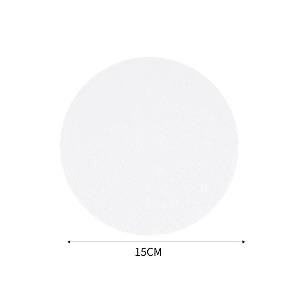 3 размера Круглый антипригарный силиконовый коврик для отпаривателя белая