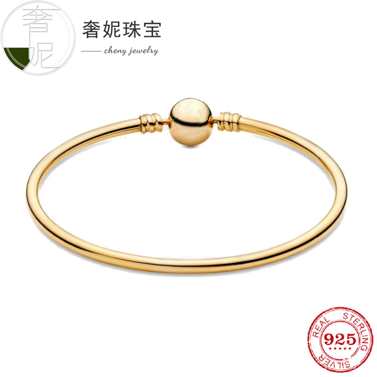 

Fit Original Pan charms bracelet beads S925 sterling silver Round bracelet female fashion jewelry girlfriend gift