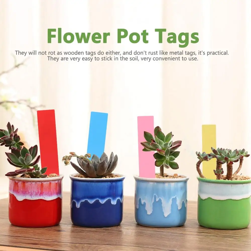 100 шт. ПВХ этикетки для растений|Маркеры растений| |
