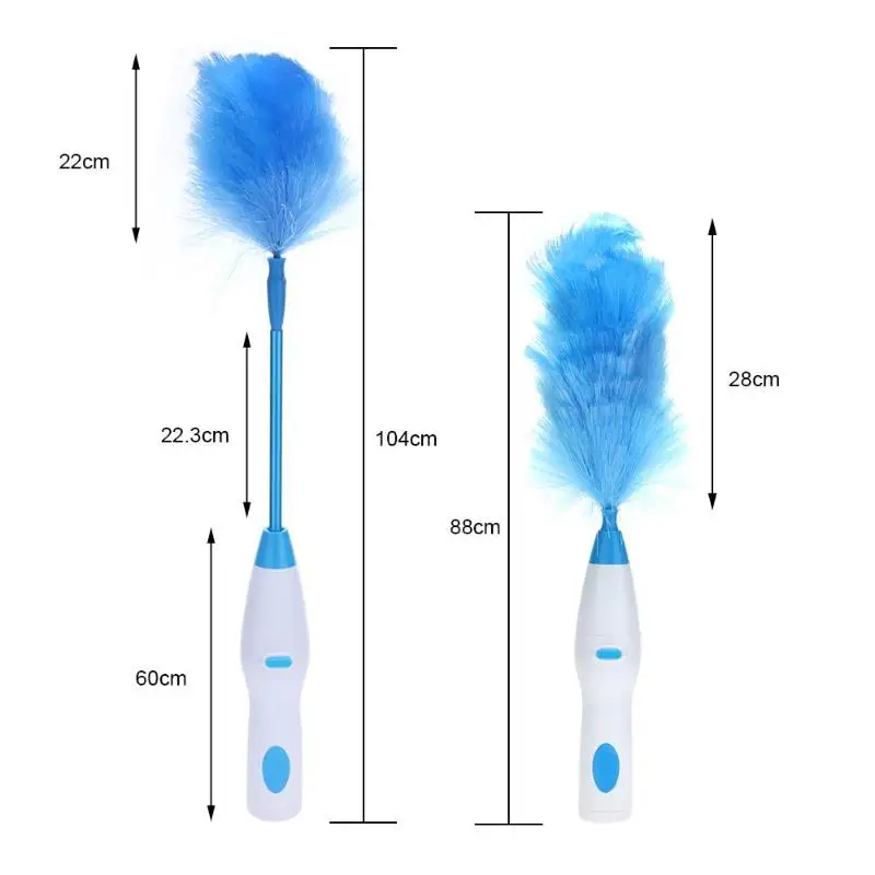 

Electric Spin Duster Feather Duster Brush 360 Adjustable Dust Cleaner Cleaning Brush Household Cleaning Tool Instant Duster
