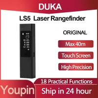 youpin duka ls5 40m laser rangefinder mini portable oled touch screen high precision charger range finder accurate measurement