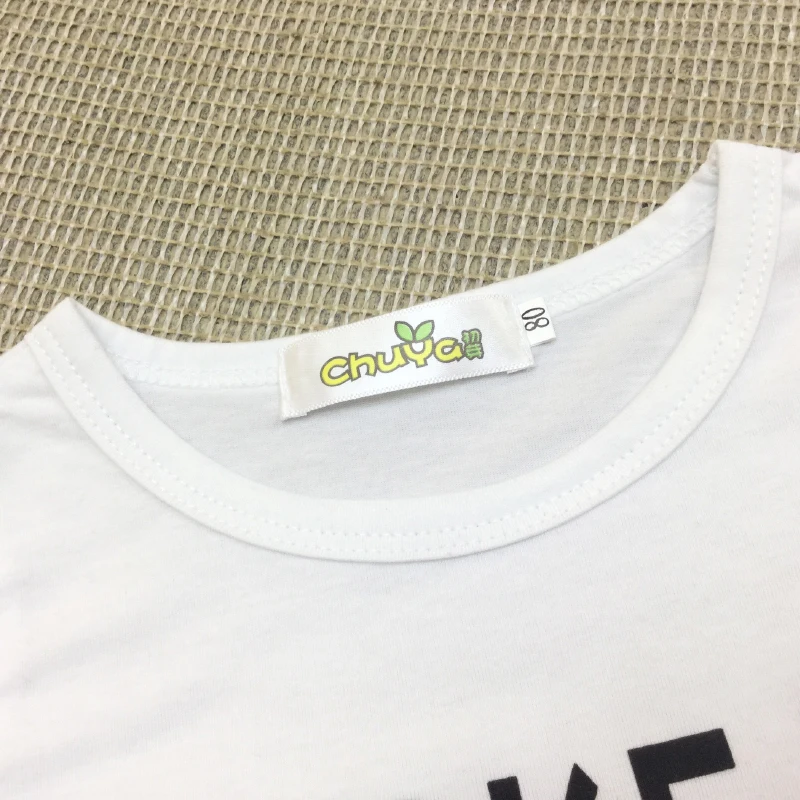 Clothing suit girls summer sports two-piece letter printed short-sleeved T-shirt + pants campus style quality children's clothes | Детская