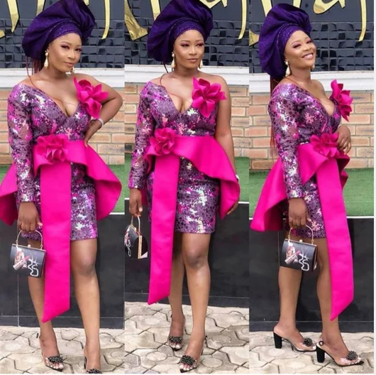 Винно Африканская ручная огранка из органзы вуаль кружевная ткань с блестками