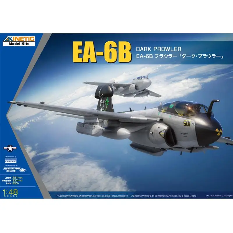 

Кинетическая модель K48075 1/48 EA-6B DARK PROWLER