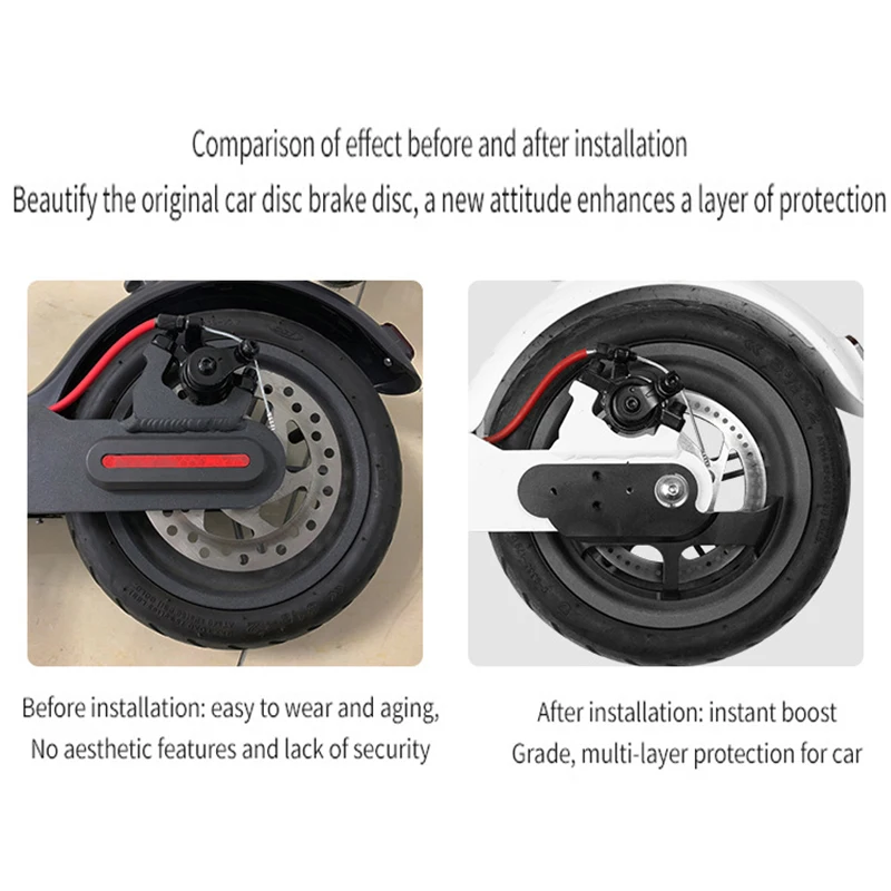 

1pc Black Protective Brake Disc Guard for Xiaomi M365/M365 Pro/M365 1S Electric Scooter Accessories