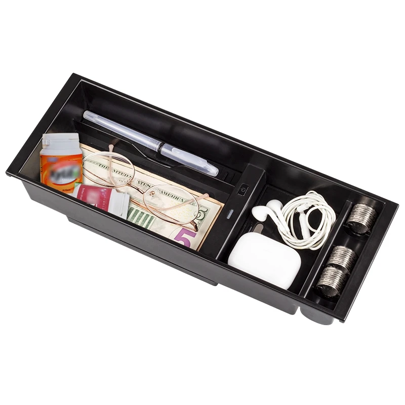 

Wireless Charger QI Wireless Phone Charging Plate Accessories Center Console Armrest Box for Ford F-150 2015 - 2020