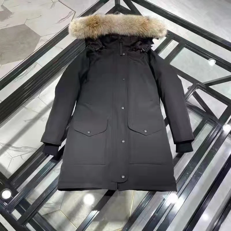 Осенне-зимняя женская куртка в канадском стиле для отдыха на открытом воздухе