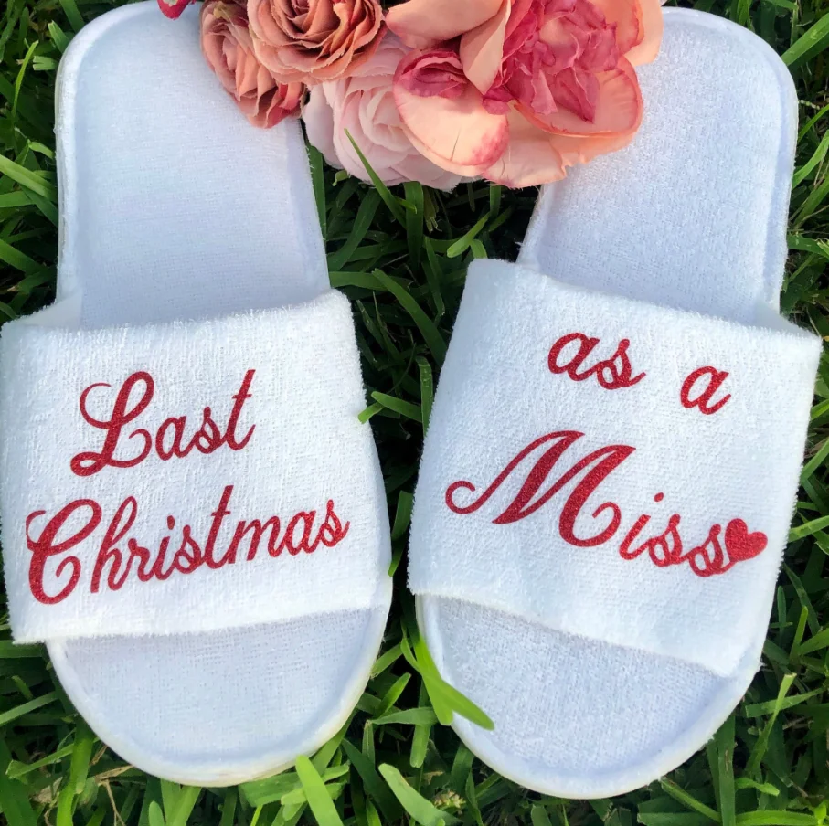 Индивидуальные свадебные тапочки для невесты подружки чести индивидуальные