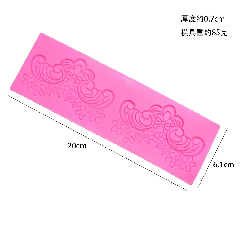 

DIY Baking Tools Mosaic Lace Style Cake Fondant Surrounding Flower Openwork Pattern Decorative Mould chocolate mold