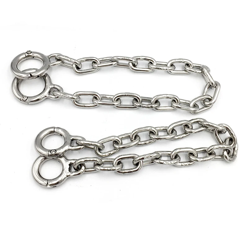 Взрослые игры БДСМ Нержавеющая сталь большого пальца ноги манжеты для бондажа