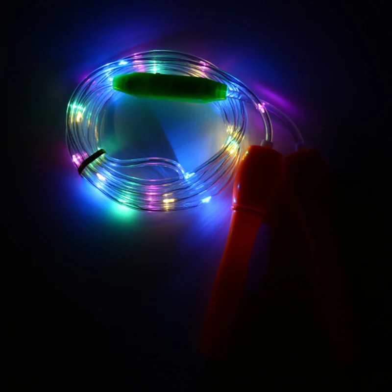 LED Light Skipping Ropes Jumping Rope For Man Woman Children Speed Cardio Gym Excercise Fitness Jump Cross Fit Workout | Спорт и