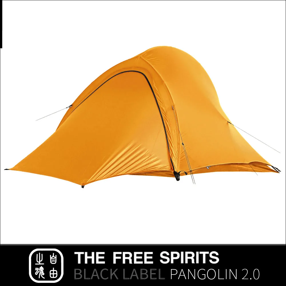 The Free Spirits TFS Pangolin2.0 Tent 20D nylon silicon coating 2-person Outdoor Hiking Ultralight Camping 3-Season tent | Спорт и