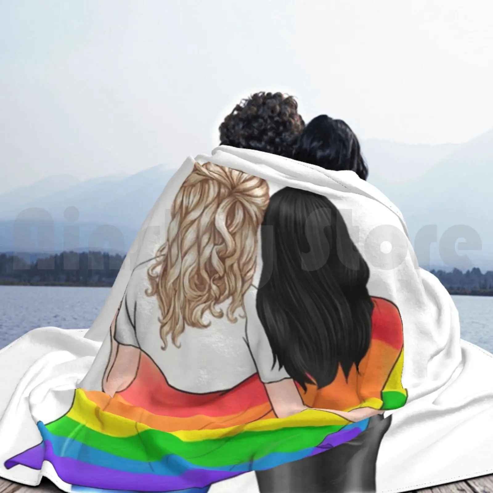 Гордное женское одеяло модное суперкорпное для пары Lena Author Kara