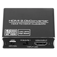hdmi compatible audio extractor stereo extractor converter optical spdif 3 5mm audio splitter adapter converter for video