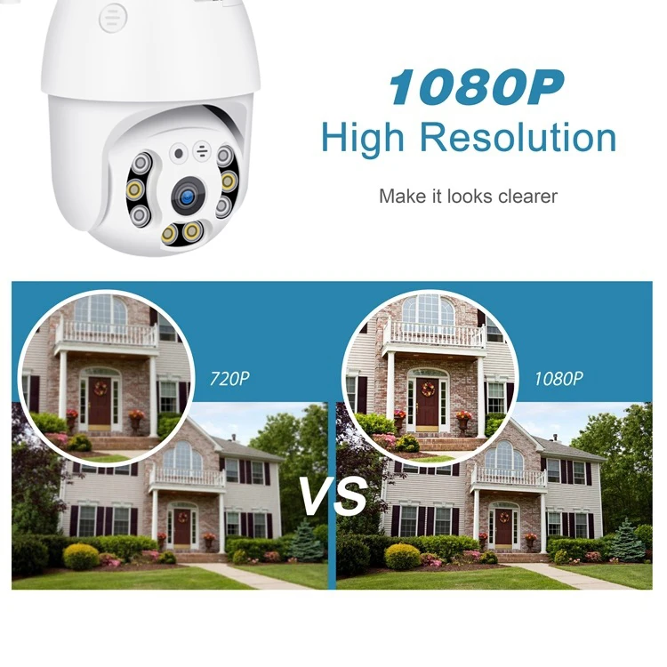 Full HD 1080P Wi-Fi IP PTZ камера панорамирование наклон зум 4X наружная Водонепроницаемая