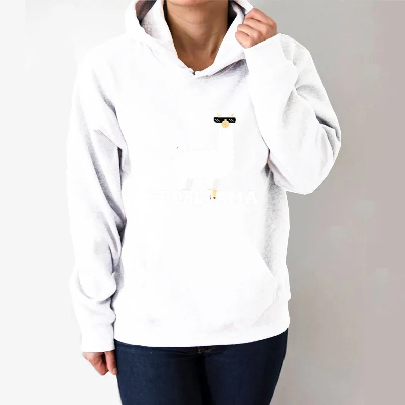 

PROBLLAMA Printed Hoodies Women Fleece Long Sleeve Loose Sweatshirt with Hat Girls Women Hoodie Pullovers Winter