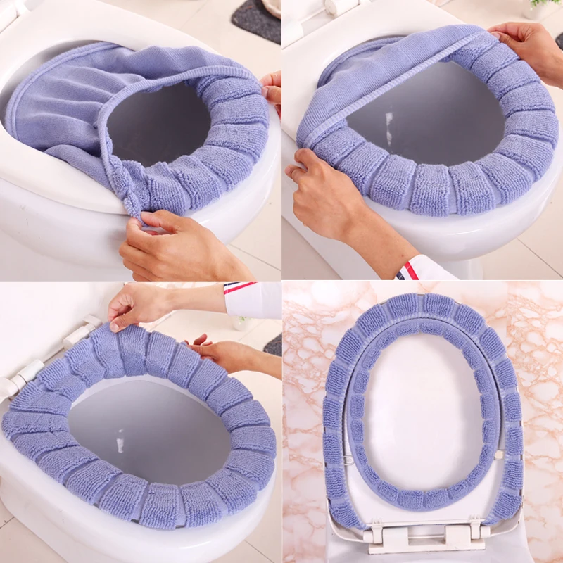 Домашний коврик для унитаза подушка плотный Теплый Универсальный бархатный