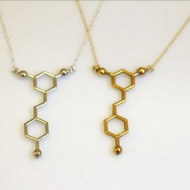 

Новое поступление, модное студенческое ожерелье, биохимическая молекулярная цепочка до ключиц, периодический Настольный элемент, молекуля...