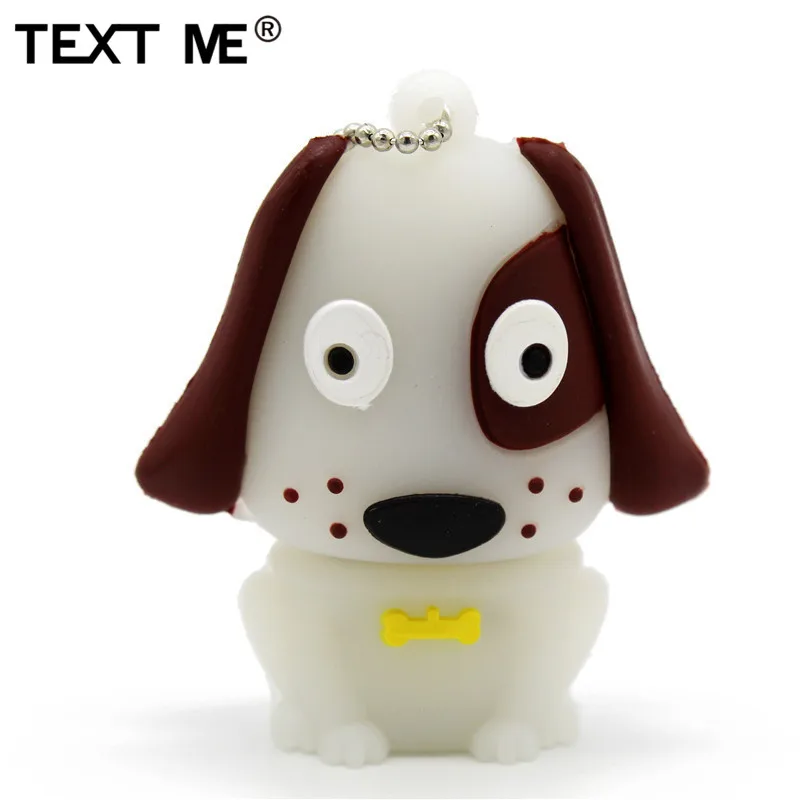 Usb флеш накопитель TEXT ME в виде милой собаки 64 ГБ usb 2 0 4 8 16 32 флэш usb|USB
