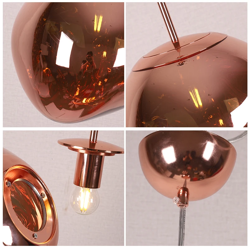 Modern Led Pendant Light Glass Globe Hanging Lamp Fixtures Indoor Lighting Lustre Luminaria Suspend Ing deco maison | Лампы и