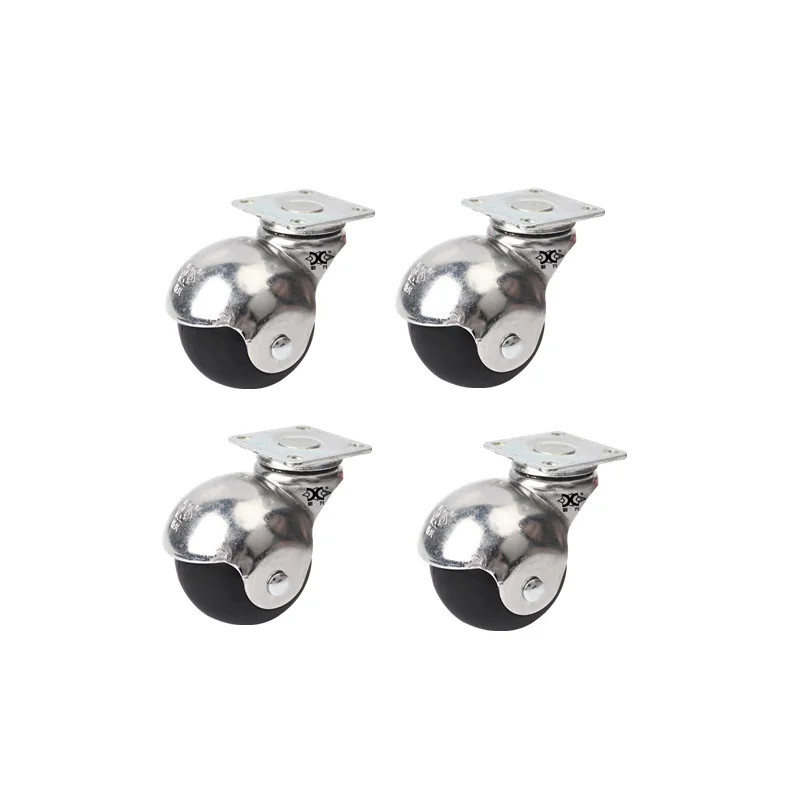 4 шт./лот 2-дюймовый свет хромированный колеса универсальный диван-кровать стол и