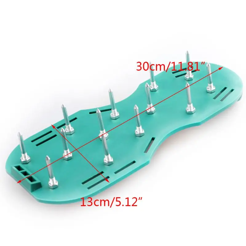 

13MA Lawn Aerator Sandals Gardening Floor Paint Self-leveling Cement Construction Nail Shoes Scarifier Grassland Ripper Tool