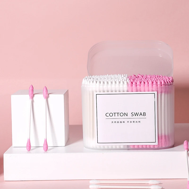 

Одноразовые домашние Двойные головки 100/200/300 шт., чистящие средства для ушей