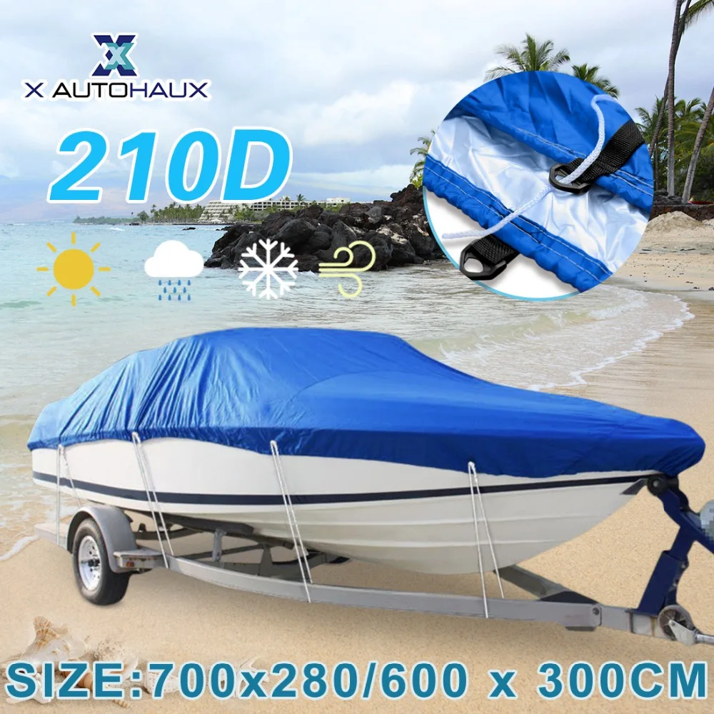 X AUTOHAUX 540/570/700x280/300 см 210D чехол для лодки трейлерной водонепроницаемый рыбалки лыж