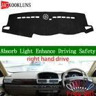 Для BMW 7 серий 2004 2005-2008 чехол на приборную панель правого руля автомобильные наклейки Солнцезащитный коврик для приборной панели ковер аксессуары для интерьера