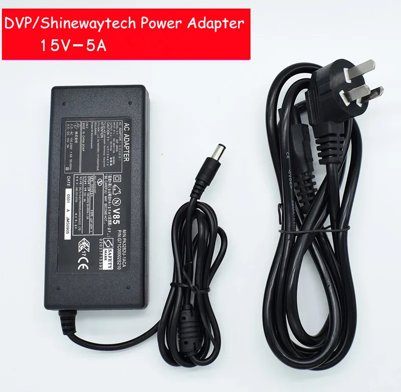 DVP-740 DVP-760 Shinewaytech OFS-80/90 Optical Fiber Fusion Splicer Power Adapter AC Charger Adaptor 15V 5A Made in China