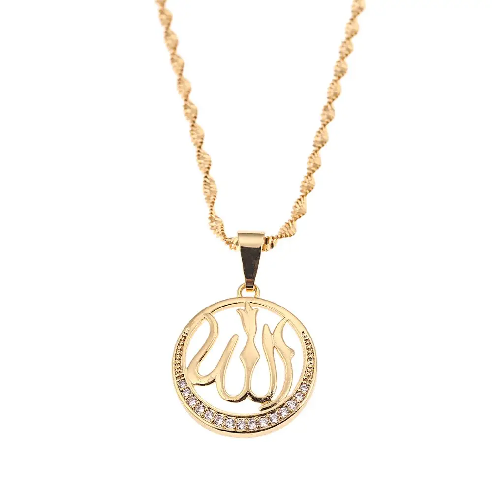 Модное мусульманское ожерелье с кулоном для женщин и мужчин в арабском стиле на