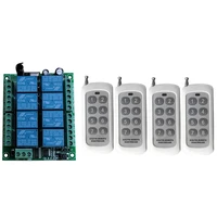 dc 12v 24v 8 ch channels 8ch rf wireless remote control switch remote control system receiver transmitter 8ch relay 315433 mhz