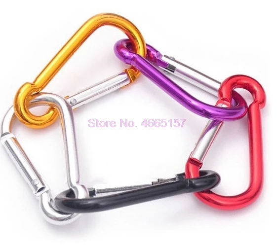 Изготовитель: DHL или FEDEX 5000 шт. NO.5 алюминиевый карабин зажим для брелока кемпинга
