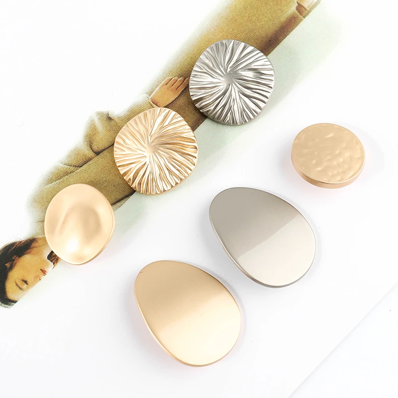 5 шт. золотистые металлические пуговицы пальто швейные принадлежности для