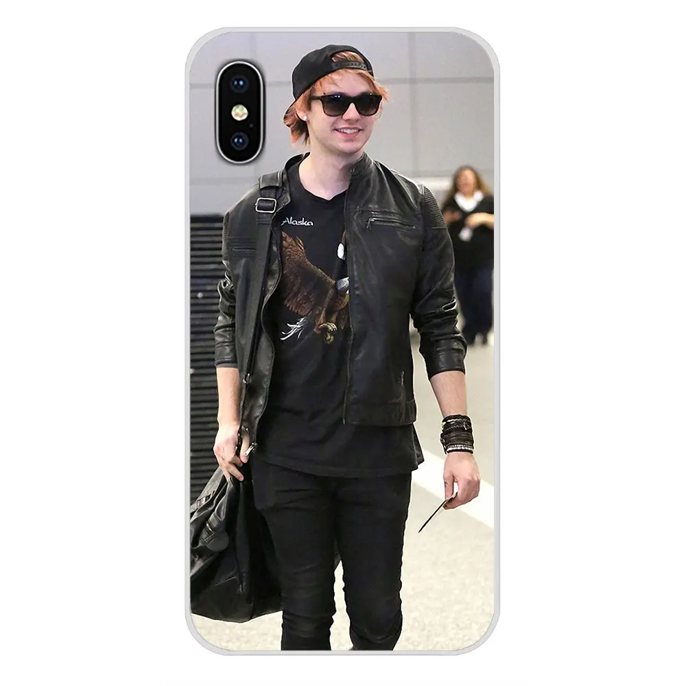 Аксессуары чехлы для телефонов Apple iPhone X XR XS 11Pro MAX 4S 5C SE 6S 7 8 Plus ipod touch 5 6 Michael Clifford 5sos |